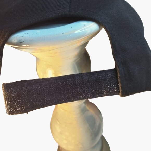 Black Rainbow Embroidered Baseball Cap Adjustable Strap Gay Pride LGBTQ - Picture 5 of 6